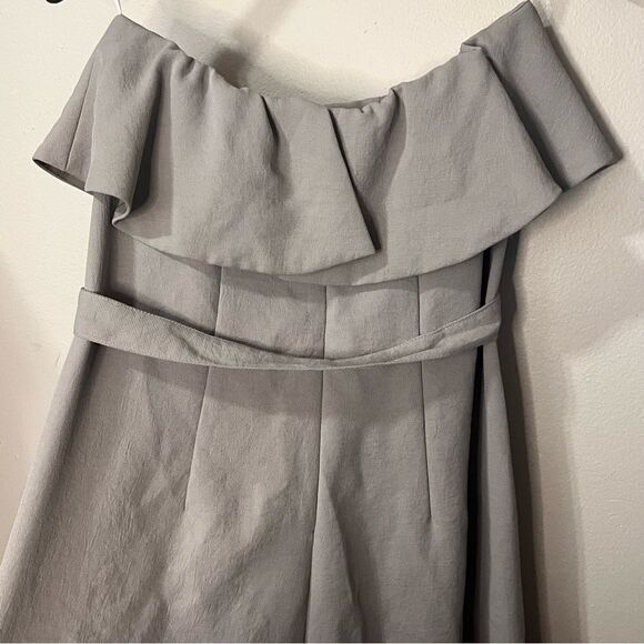 Aritzia Babaton Flutter Cropped Sleeveless Jumpsuit Size 6 - Picture 6 of 7